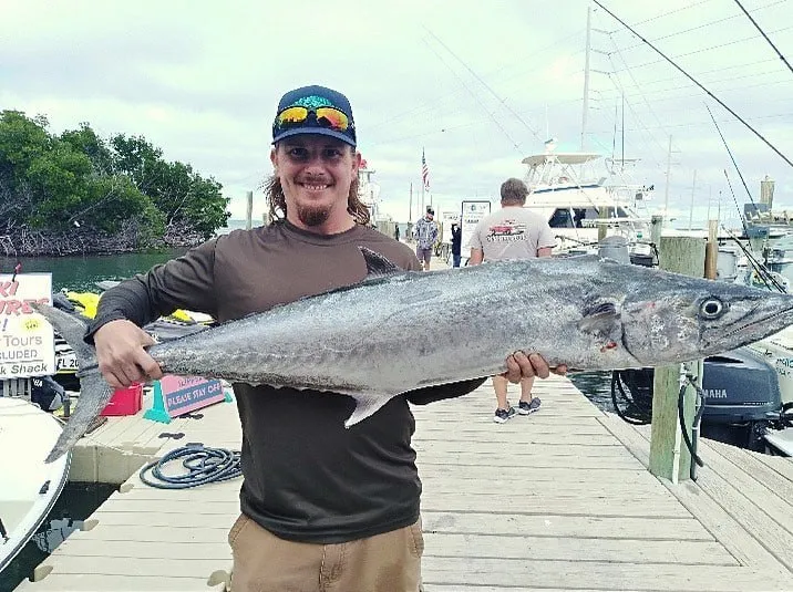 Another trophy king mackerel caught on a DirtyBoat charter in Islamorada